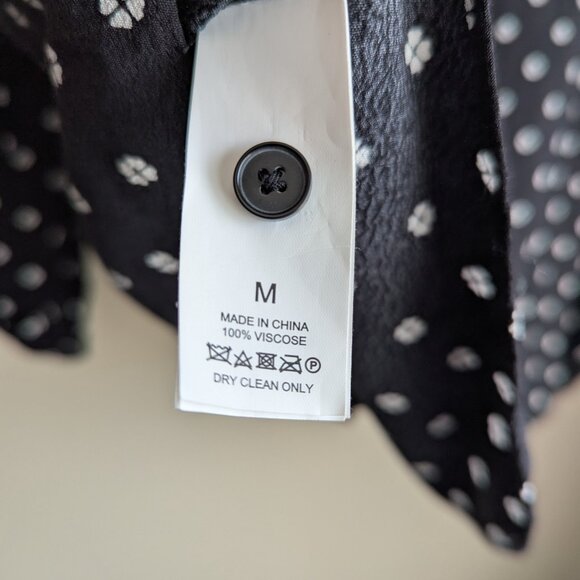 Kate Spade Mini Flora Tie-Neck Blouse - Picture 11 of 11